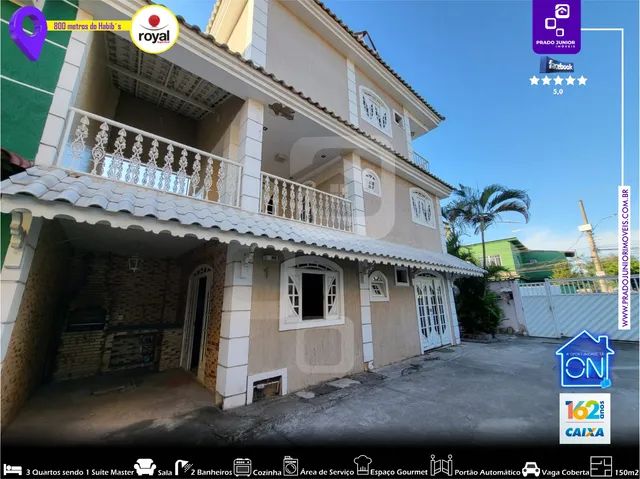 Foto 800mts Do Royal- Casa Triplex, Cond. Fechado Com 3 Quartos Sendo 1 Suí Caioaba