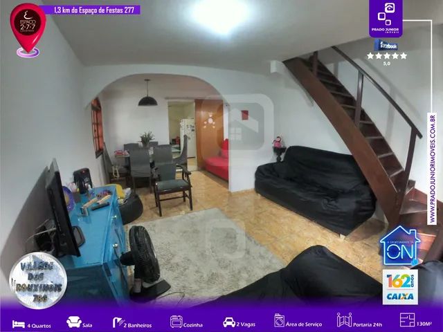 Foto Posse  Casa Espaçosa Com 4 Quartos Em ótimo Condomínio Fechado Com Por Alto Da Posse