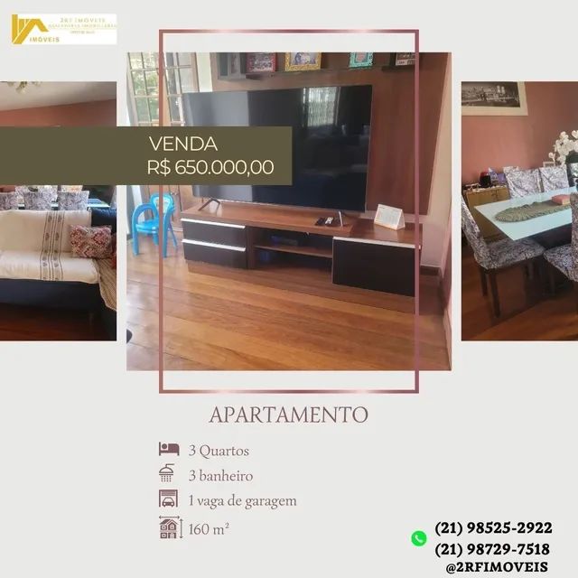 Foto Maravilhoso Apartamento Com Aproximadamente 160m2.  Sala, 2 Suítes, 3  Alvarez