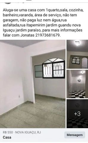Foto Aluguel De Casa  Jardim Guandu