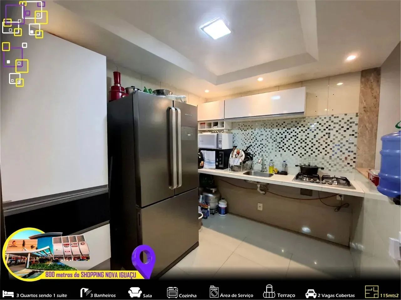 Foto Oportunidade à 600mts Do Shopping De NI - 3 Quartos, 3 Banhei Da Luz