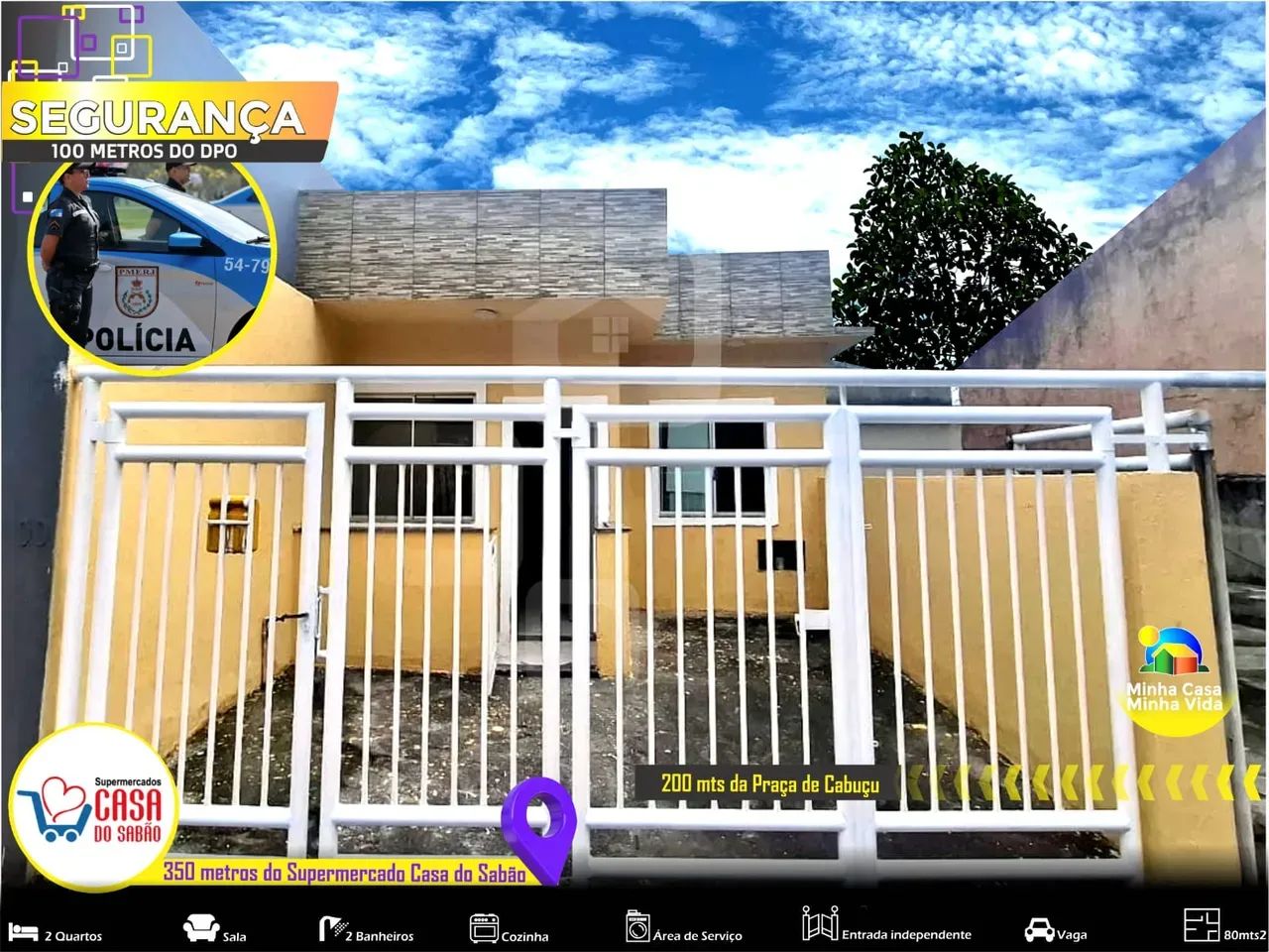 Foto Casa Linear 2 Qts, Entrada Independente, 200mts Da Praça De Cabuçu Cabuçu