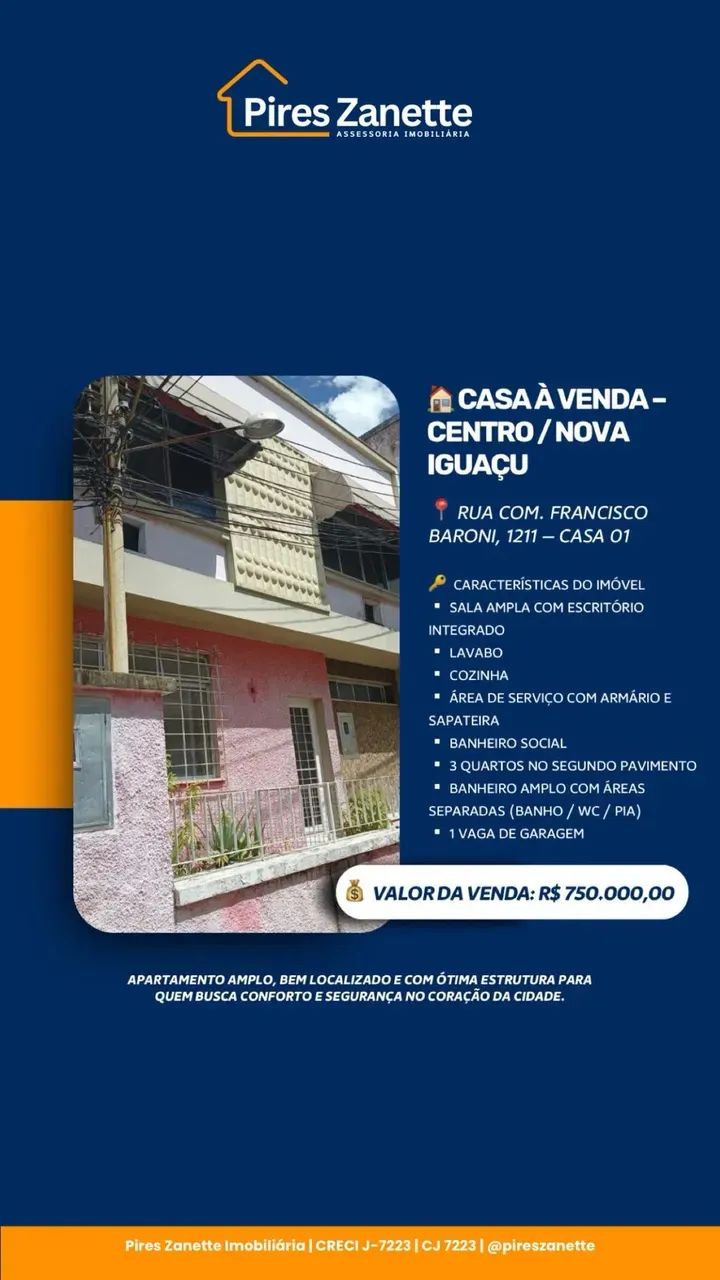 Foto Imóvel Para Venda Possui 110 Metros Quadrados Com 3 Quartos Em Centro  Centro