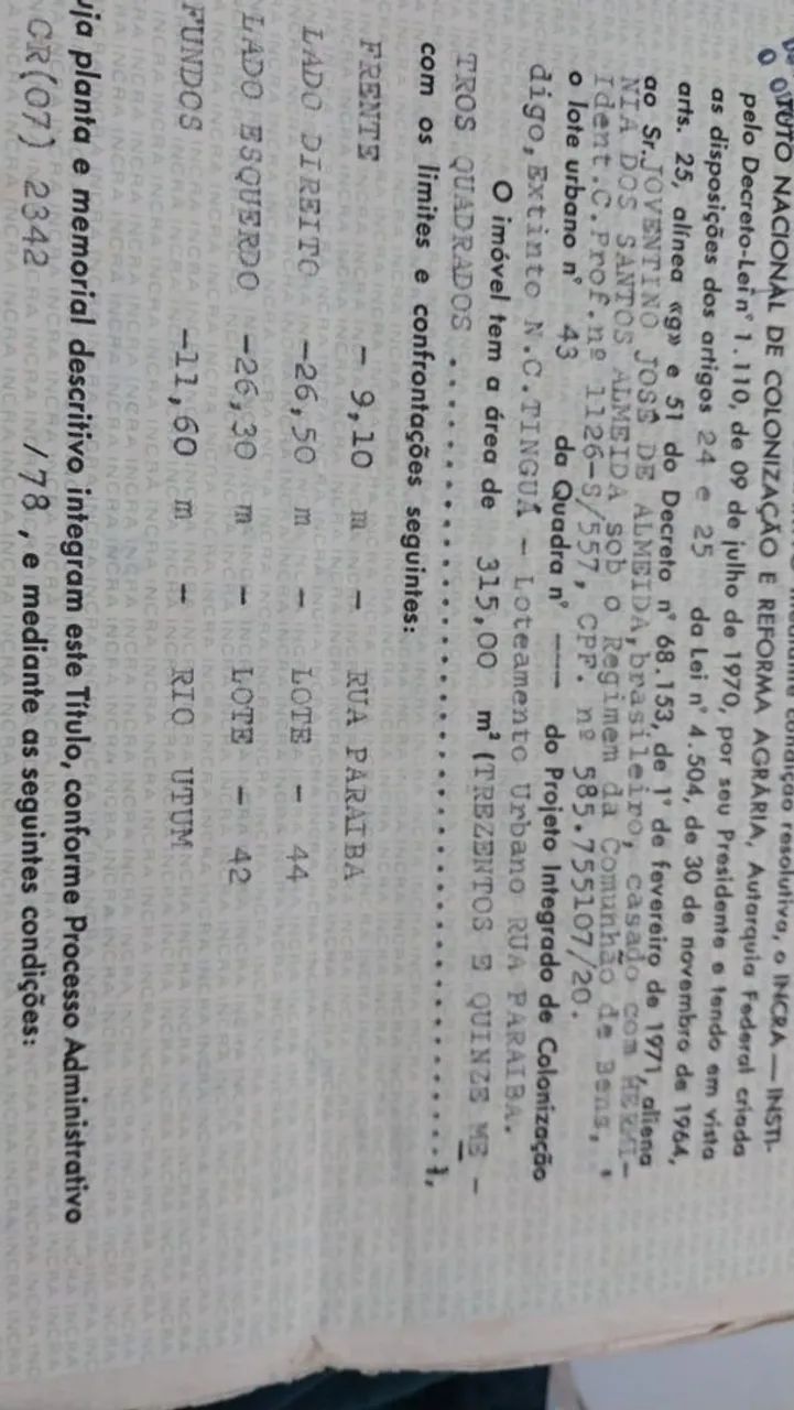 Foto Vendo Excelente Terreno, Com Rio Corrente Nos Fundos, Situado Em Tingu Tinguá