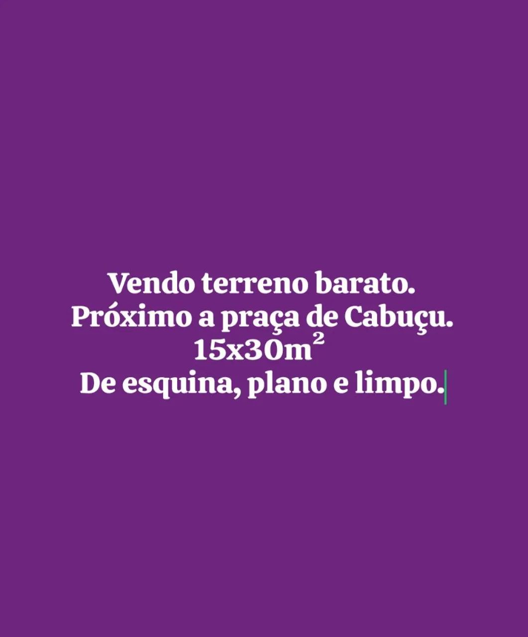 Foto Terreno 15x30 Ipiranga