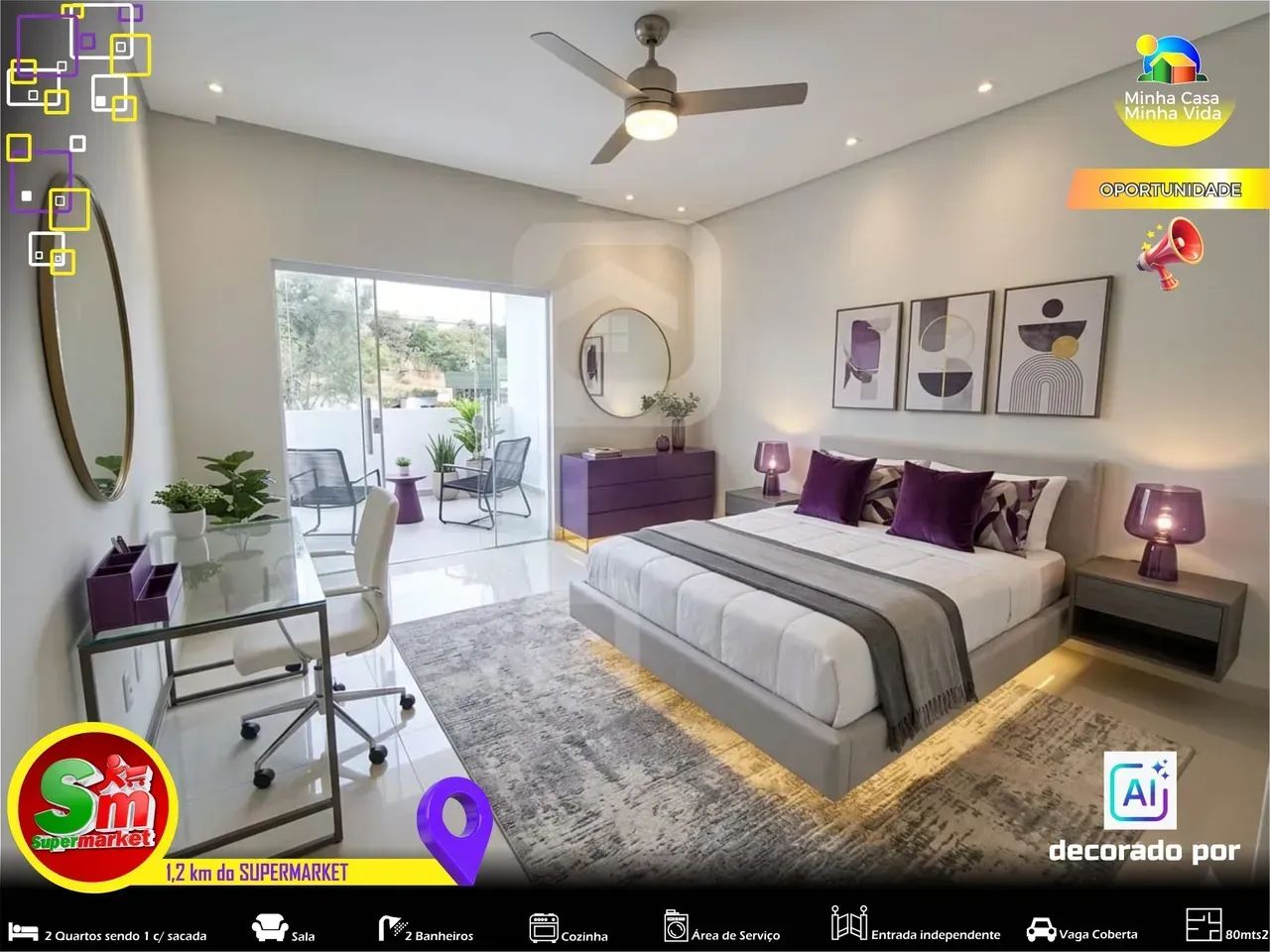 Foto Oportunidade Unica - Entrega Imediata, 2 Quartos Espaçosos, Garagem Co Jardim Alvorada