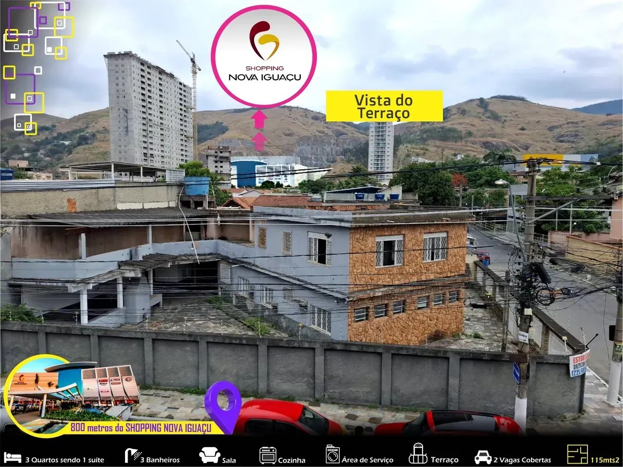 Foto 500mts Do Fórum, 200mts Via Light - Casa Com 3 Quartos, 2 Vagas, Entra Da Luz