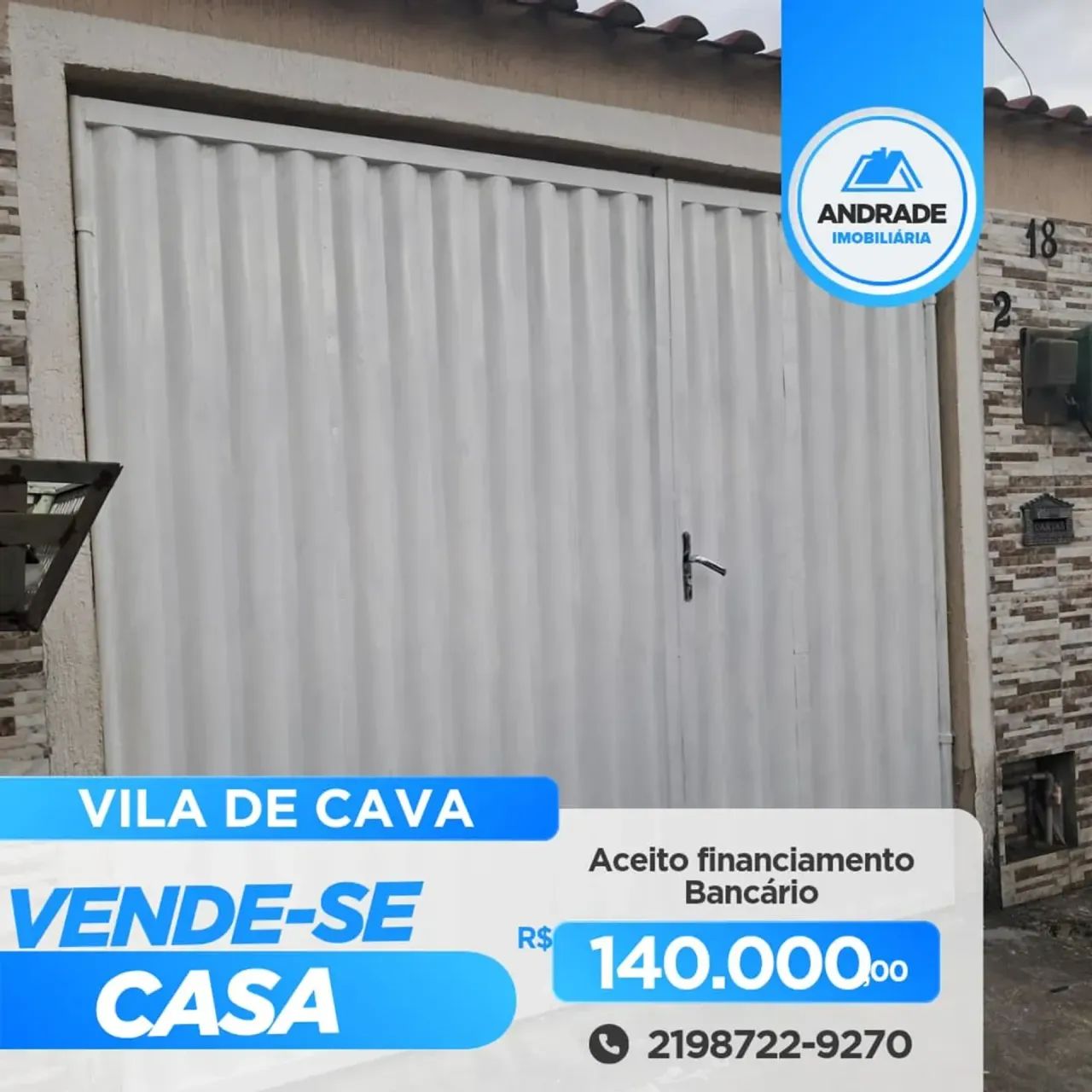 Foto Vendo Casa Linear E Independente Em Vila De Cava, Financiada Pela Caix Parque Alvorada