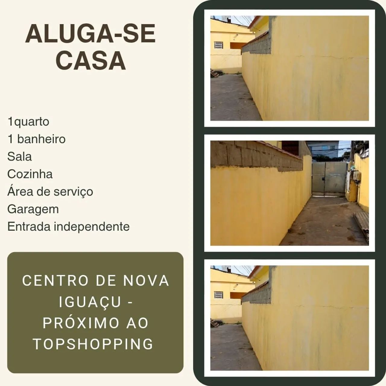 Foto Alugo Casa Próximo Ao Top Shopping NI Moquetá