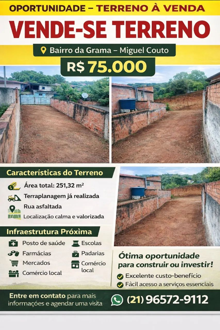 Foto Terreno Miguel Couto/grama Grama