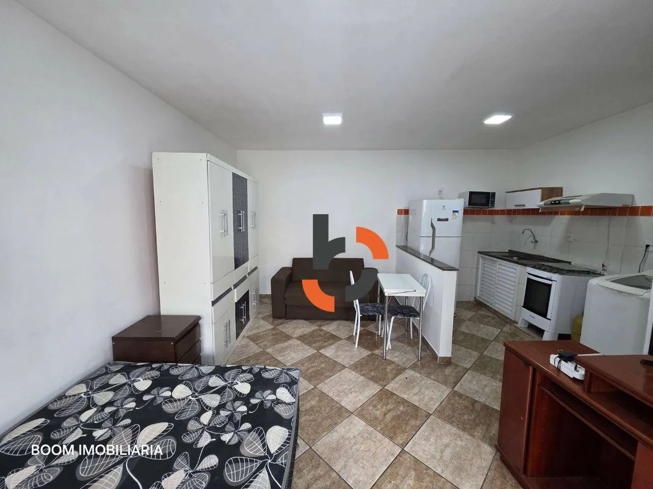 Foto Kitnet Com 1 Dormitório Para Alugar, 30 M² Por R$ 1.453,44/mês - Moque Aero Clube
