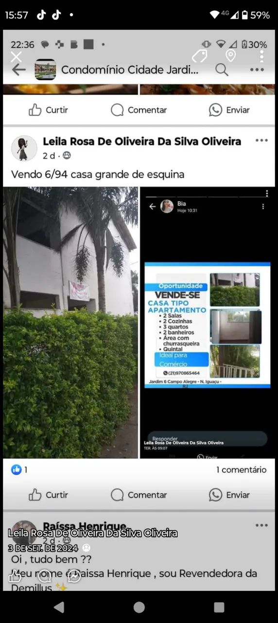 Foto Casa Duplex Condomínio Em NI Campo Alegre