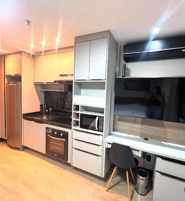 Foto Apartamento Studio Mobiliado No Condomínio Mont Blanc - NI Centro